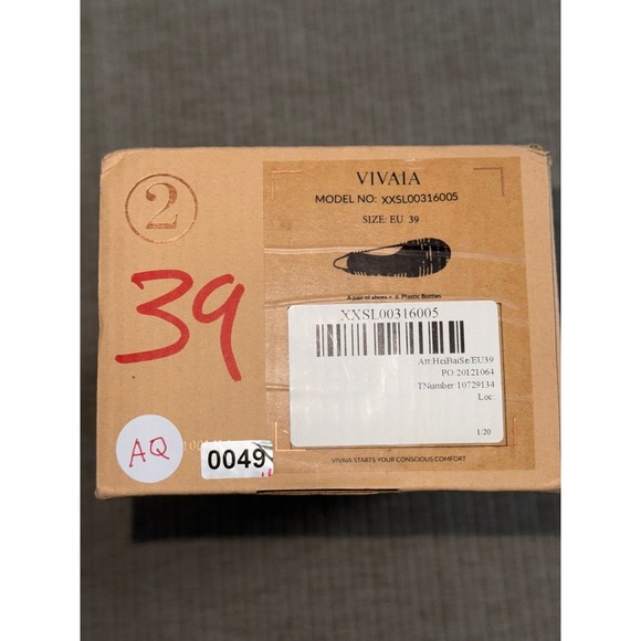 VIVAIA Round-Toe Bow Flats EU 39 / US 8 - Picture 8 of 9